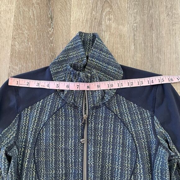 Lululemon Women’s Nice Asana Jacket in Ziggy Wee August Inkwell / Inkwell - Picture 11 of 15